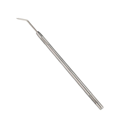 "Bee Pampered Precision Lash Lift Tool with fine tip for accurate lash separation, available at A & E Beauty Supplies. Silver tool on a white background"