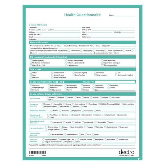 Health Questionnaire