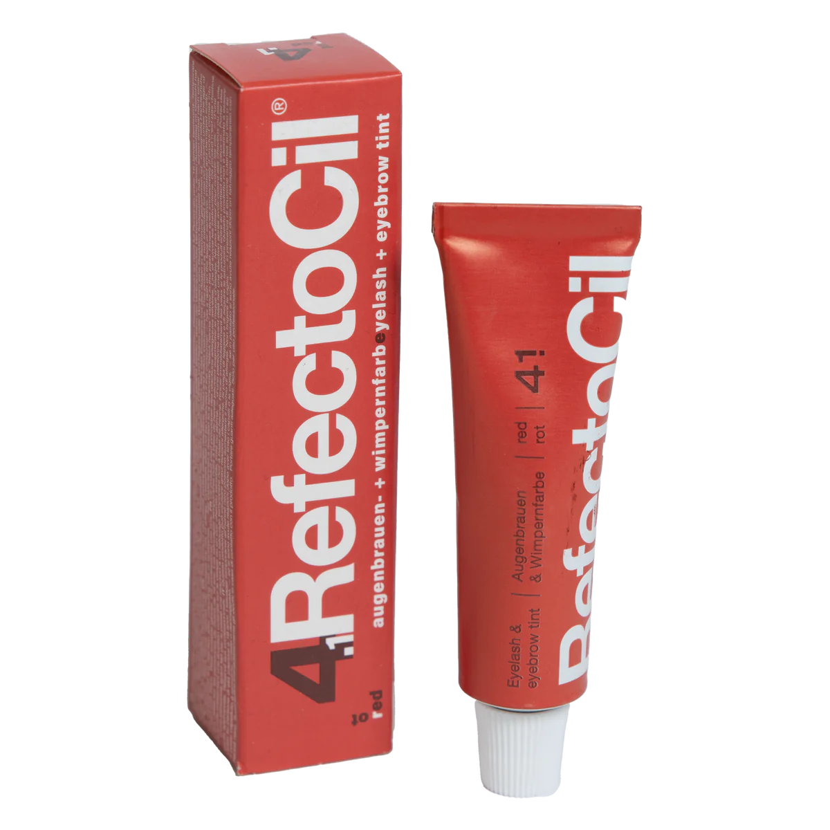RefectoCil Tint in various shades. Each tube is color-coded to match the tint shade, and the packaging features the RefectoCil logo and product name in bold lettering. The tints are used for brow tinting and lash tinting services, offering a wide range of colors to suit different client preferences. The tubes are arranged on a clean, white background to emphasize the variety and high-quality RefectoCil Eyelash & Eyebrow Cream Hair Tints. Augenbraunen Eyelash tint.  Augenbrauen Eyebrow tint. 15ml