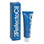RefectoCil Tint in various shades. Each tube is color-coded to match the tint shade, and the packaging features the RefectoCil logo and product name in bold lettering. The tints are used for brow tinting and lash tinting services, offering a wide range of colors to suit different client preferences. The tubes are arranged on a clean, white background to emphasize the variety and high-quality of the product. RefectoCil Eyelash & Eyebrow Cream Hair Tints.  Deep blue Eyelash tint. Deep Blue eyebrow tint 15ml