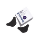 RefectoCil Silicone Pads, reusable and slip-resistant tools for precise lash tinting, ensuring protection and comfort during professional treatments. 2 Black eye pads in a cardboard box
