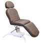 "Capella XL Cozy Chair with Hydraulic Pump, adjustable For beauty treatments. 
- Hydraulic-base treatment chair.
- Hydraulic height adjusment with robust cylinder-stem and foot pump.
- Hydraulic backrest and legrest control. 
- Tilting seat.
- Swivel chair (360°)."