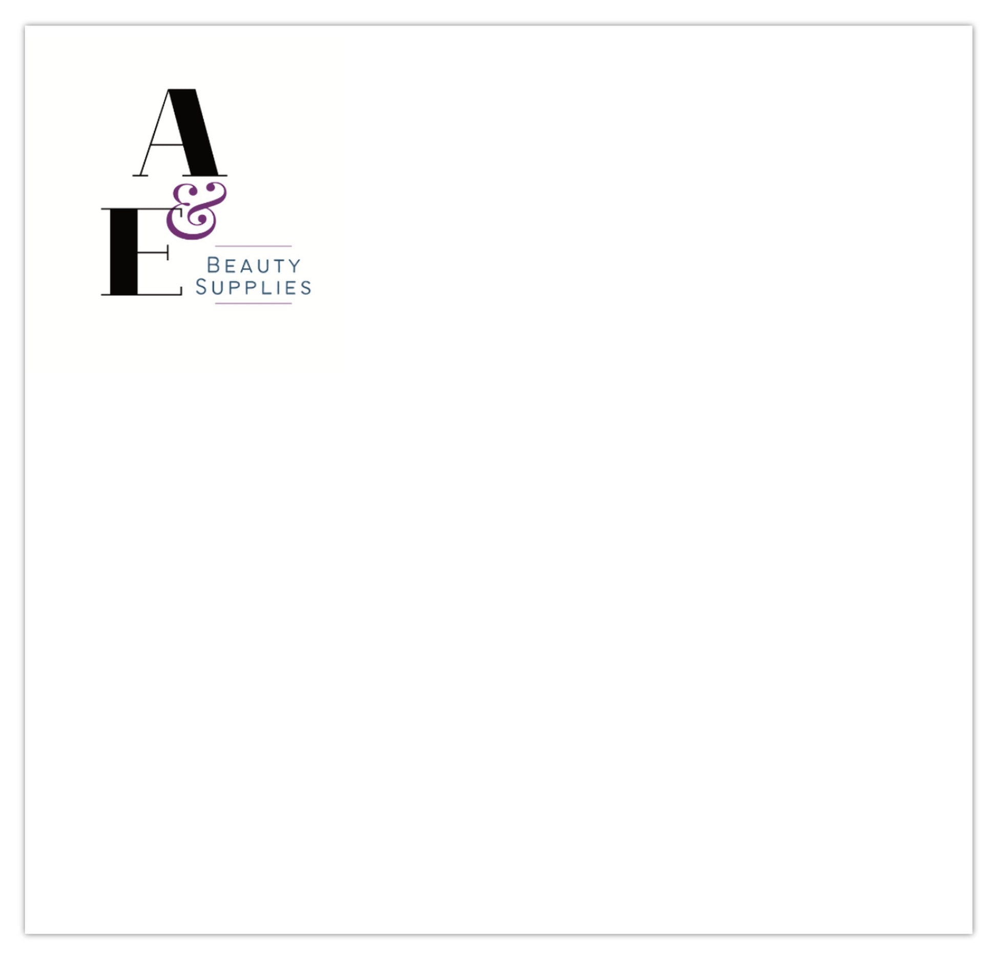 A & E Post-It Notes, convenient sticky notes for reminders and organization. with A & E beauty supplies logo