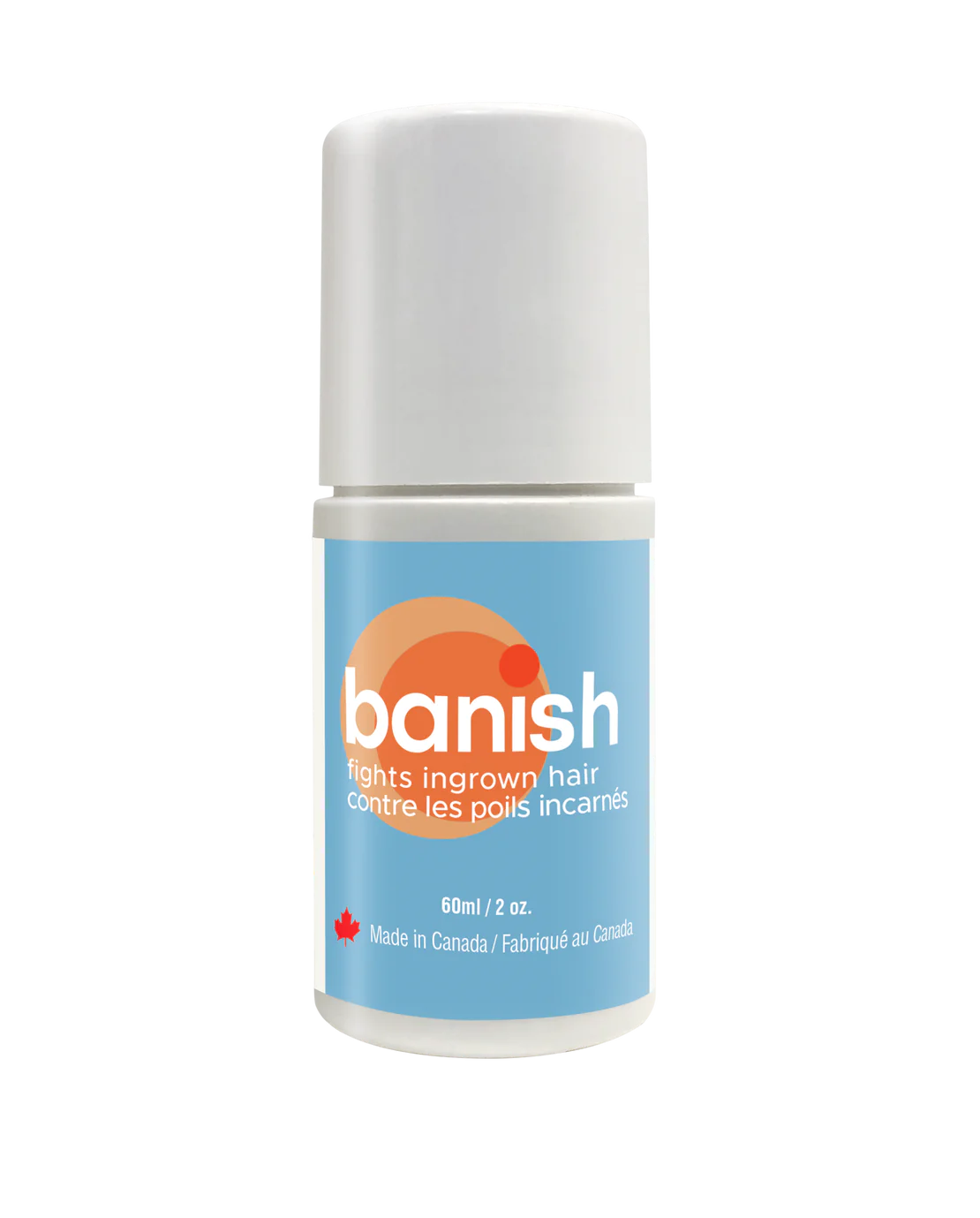 Banish has been specially formulated to treat ingrown hairs, razor burn, bumps and skin irritation resulting from shaving, waxing, electrolysis and laser hair removal. Produces results in 24-48 hours
Roll-on applicator with a gel based formulation Safe and gentle on skin, leaves no residue.
Non irritating, herbal scented, cool feeling.
