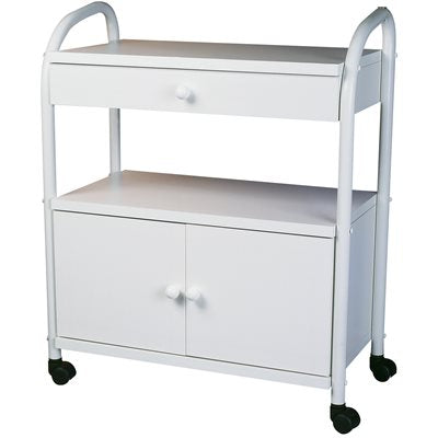 "Constella Advantage Cart XL with drawer and cabinet for organizing tools and accessories during beauty treatments