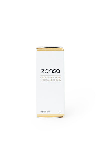 Zensa numbing cream, topical anaesthetic for tattoos, permanent makeup needle needling, laser hair removal treatment, waxing, sugaring, Numbing cream for electrolysis google fast and effective numbing cream. Natural numbing cream, vegan, cruelty free, anti-inflammatory ingredients like Vitamin E
This ad is for one 30 ml tube in a box Gold with white Zensa bottle lidocaine cream