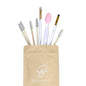 Lash & Brow Brush Bundle – Silicone, Exfoliating, Henna, Mascara Wands – A & E Beauty Supplies
 Includes 4 brushes for comprehensive brow and lash care
Silicone brush for precise and gentle application
Exfoliating brush for prepping the brow area
Henna applicator for even and smooth henna application
Mascara wands for perfect lash separation and grooming
High-quality, durable brushes suitable for all skin types
Perfect for salons, beauty professionals, and personal use
