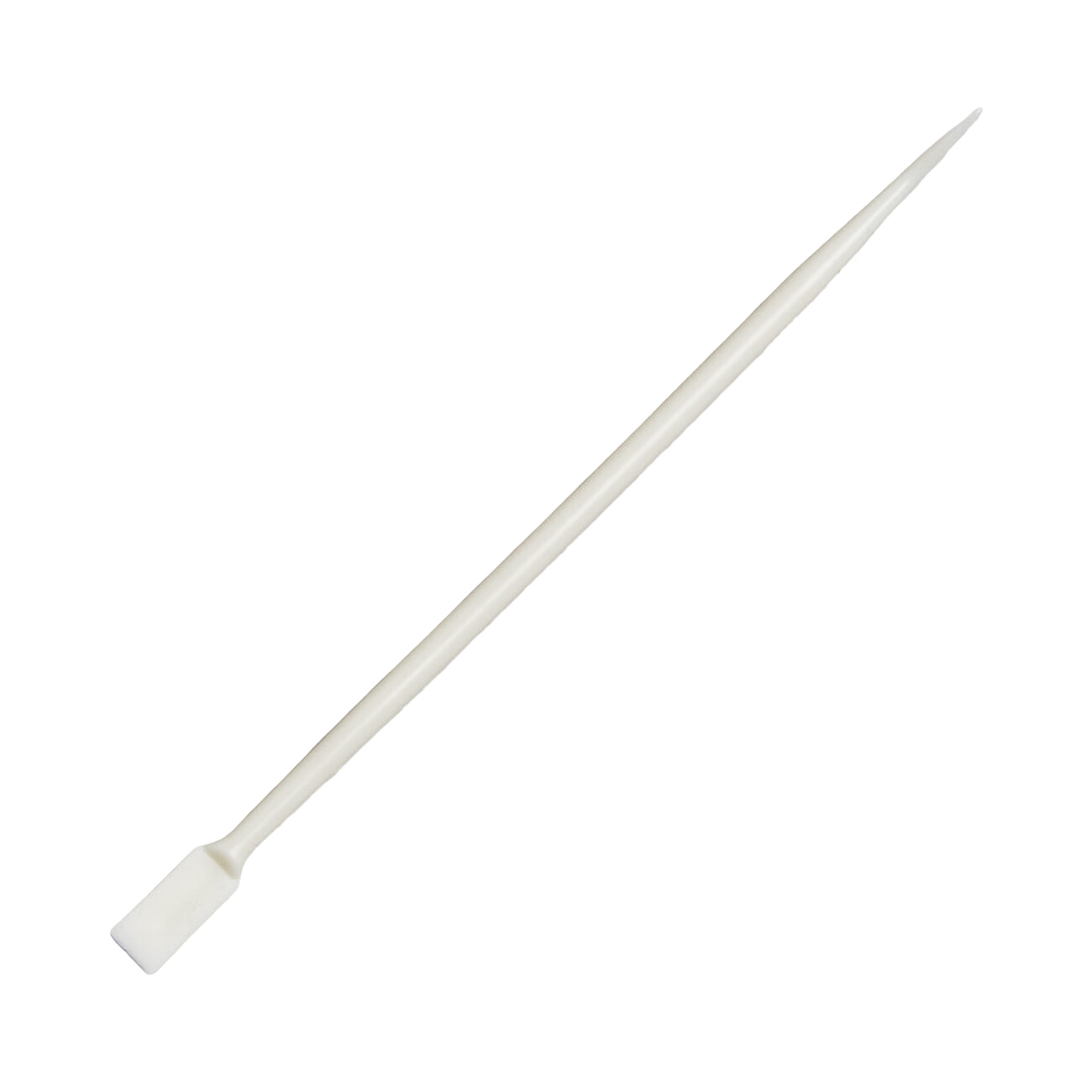 Ergonomic Lash Lifting Tool with a sleek stainless-steel design, featuring a curved tip for precise lash separation during lash lift treatments.
