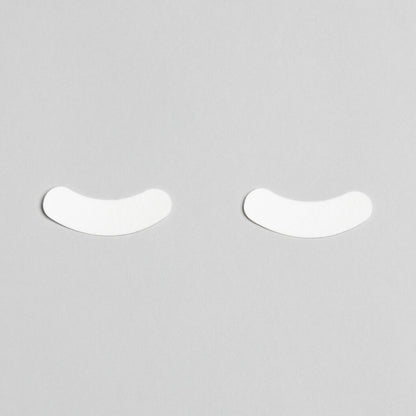 "Under Eye Gel Pads 10 Pairs - A & E Beauty Supplies. White pad in grey package"